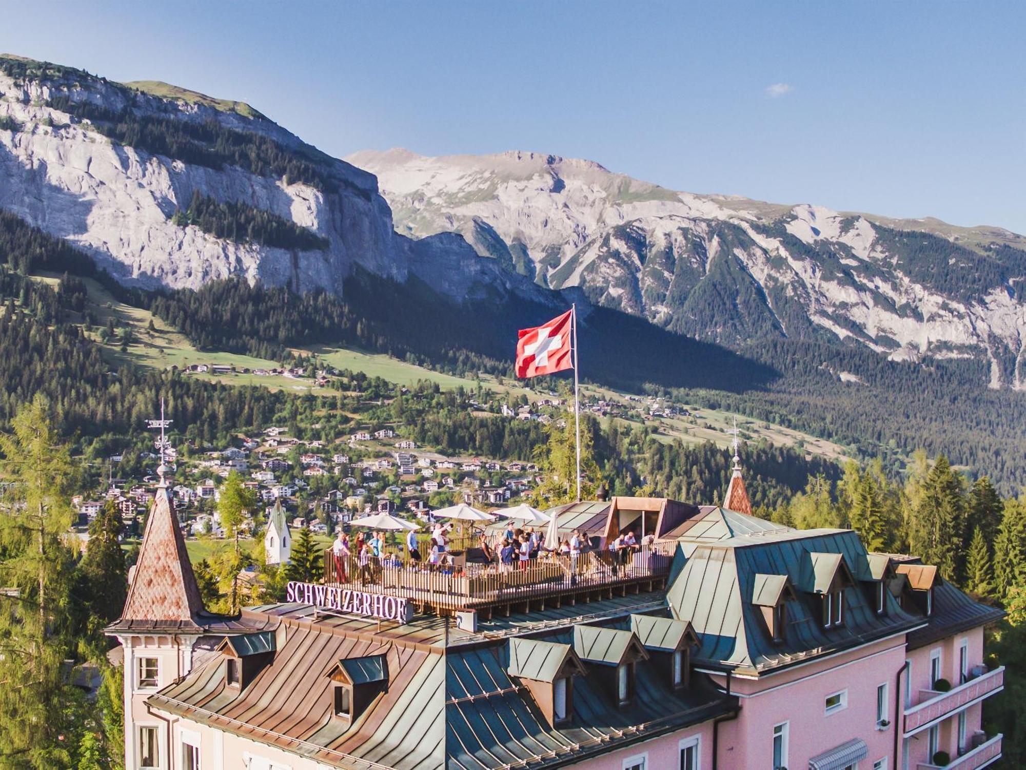 Romantik Hotel Schweizerhof & Spa Flims Eksteriør billede